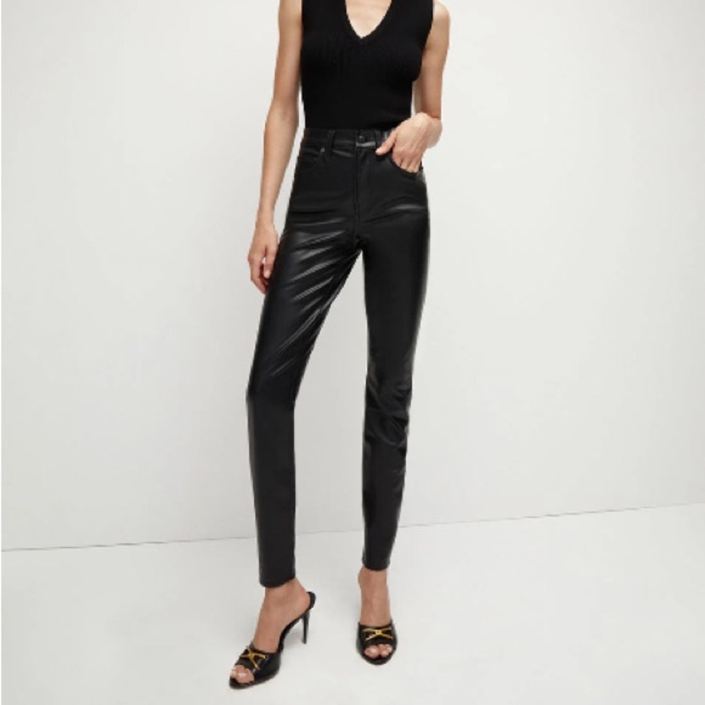 Veronica Beard Debbie Skinny Vegan Leather Pant